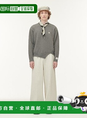 韩国直邮SATUR设计师款大气简约日常休闲个性毛衣SA23FWMK01CC