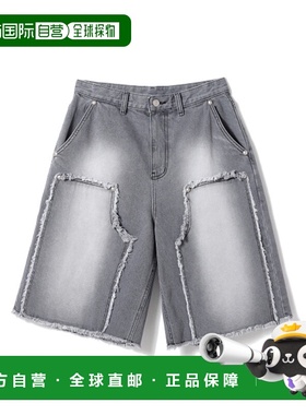 韩国直邮GOTTER GALLERY 公用短裤 24SSBT07GY PATCHED DENIM BER