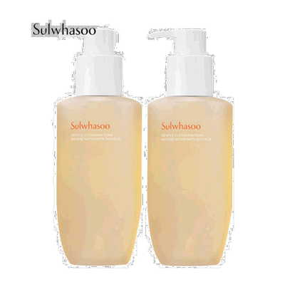 韩国直邮Sulwhasoo雪花秀顺行柔和洁颜泡沫200ml2件装正品礼物