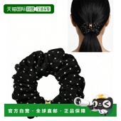 发圈 韩国直邮CELINE MICRO TRIOMPHE CELINE 丝绸黄铜金色饰面