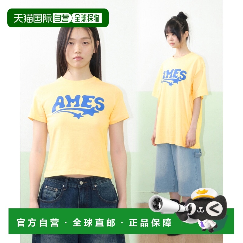 韩国直邮AMES WORLDWIDE 女士女装T恤AM2FMUT501AYE短袖