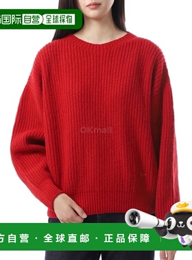 韩国直邮Baserange 红色 Mea 套头衫 (KMEP-RW-WI24) 圆领针织