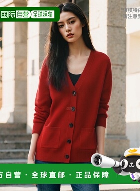 韩国直邮Acne Studios A60376 开襟衫 软羊毛羊绒混纺 V领 放松版