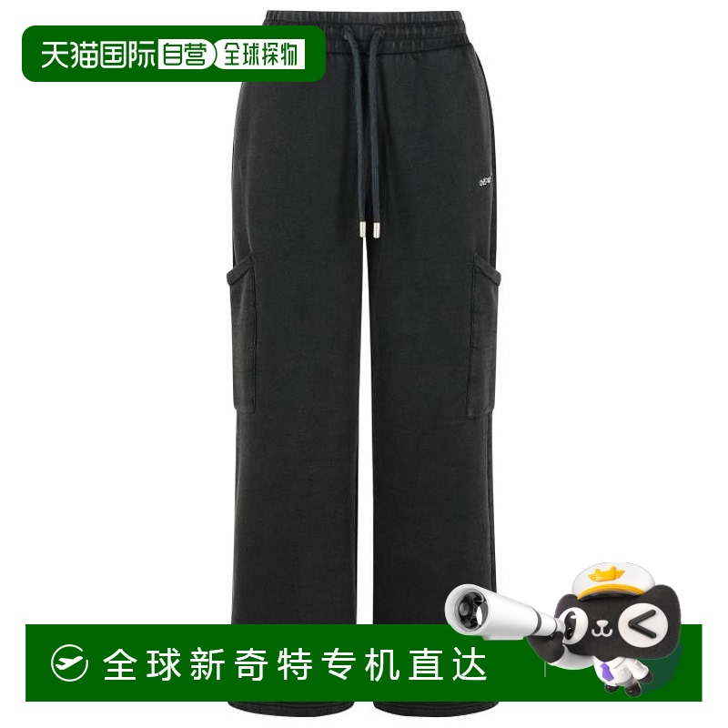 韩国直邮OFF WHITE25SS直筒裤女OWCH025S25FLE0010701 Black