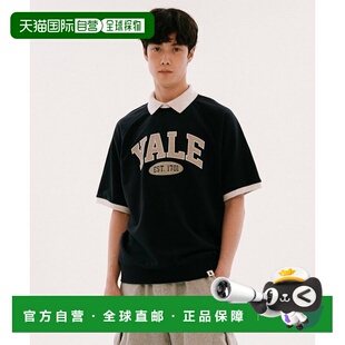 ARCH TONE COLLAR CREWNECK NAVY男针织YD01S 韩国直邮YALE TEE