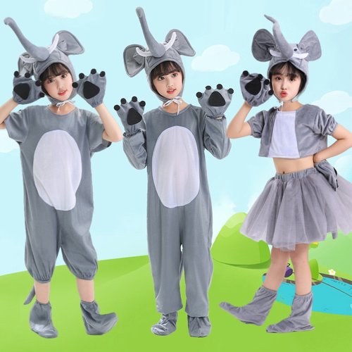 儿童动物演出服大象衣服