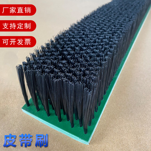 传送带同步毛刷生产线清洗毛刷定做皮带毛刷工业用除尘耐磨硬毛刷