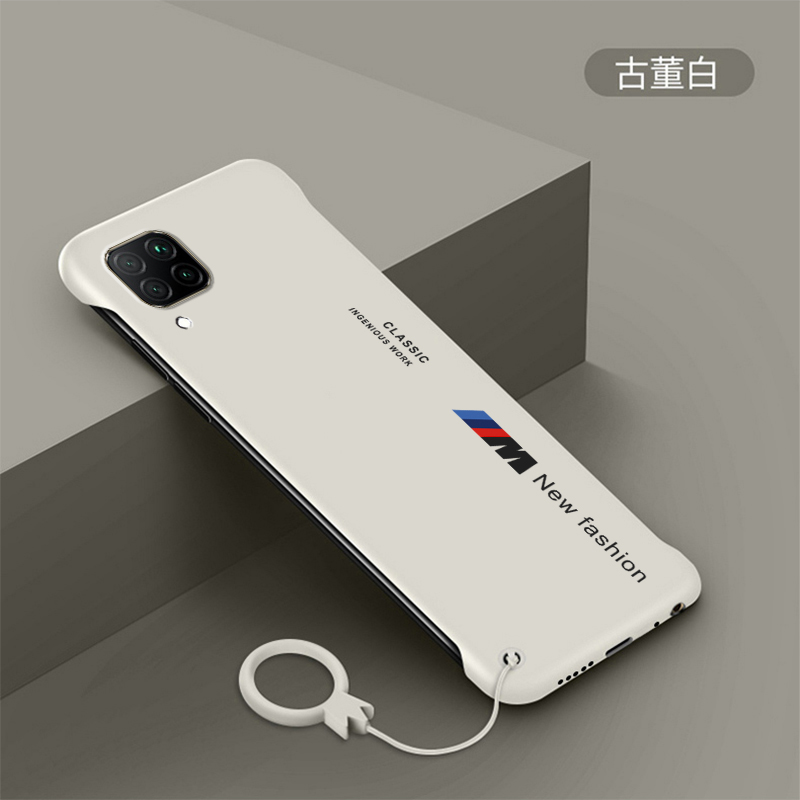 适用于华为nova6手机壳nova6se保护壳无边框超薄磨砂硬壳M标彩色英文nova65G新品半包防摔手机套nova6保护套