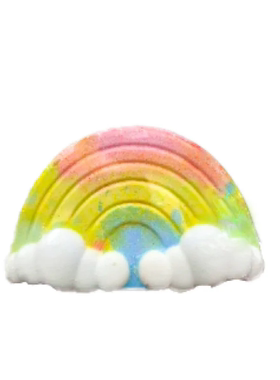 彩虹造型泡澡浴球-白茶味道