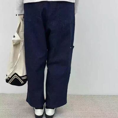 现statement女韩国东大门2026春季款简约气质圆领条纹长袖T恤