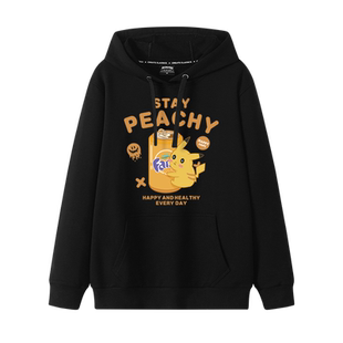 不一样闺蜜装秋季姐妹装皮卡丘卫衣小众设计感ins风冬款加绒外套