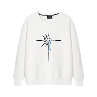 张信哲未来式演唱会同款日月星辰圆领卫衣应援服周边上衣薄款长袖