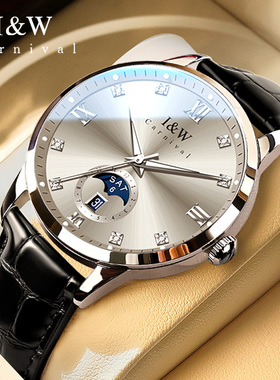 瑞士IW爱沃驰男款手表机械表2025新款商务男士全自动真皮品牌腕表
