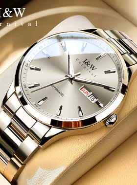 2025新款iw爱沃驰男士手表机械表全自动正品旗舰简约夜光品牌腕表