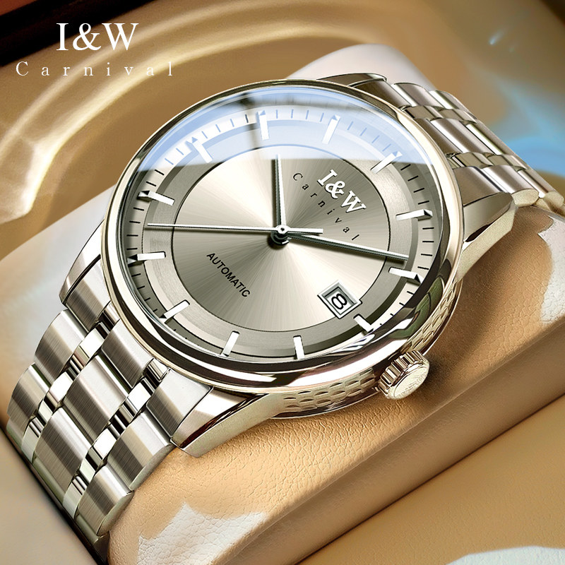 爱沃驰IW男士手表男款全自动机械表正品防水简约新款品牌腕表十大