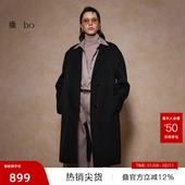 中长款 羊毛呢外套冬新大衣BDR4AD2729 商场同款 播奥莱 播