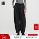 播奥莱 播商场同款 束脚休闲裤 女秋新通勤宽松阔腿裤 BDR3KD1868