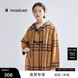 播连帽斗篷式 大衣DDP4AD4930佛维修艺术