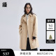 气质大衣BDR1FD0101 播卡其色风衣外套女商场同款 播奥莱
