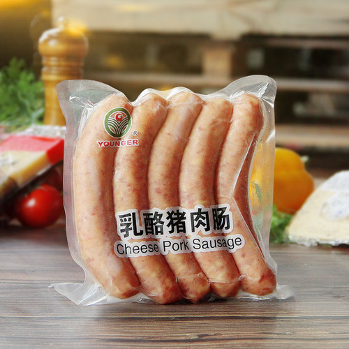 麦德龙扬可香肠德式乳酪香肠400g披萨香肠烤肠西餐厅酒吧专用食品