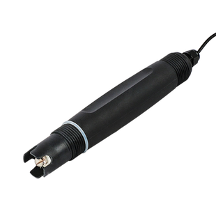 丰控在线pH计探头复合玻璃pH电极污水纯水四氟传感器酸碱度耐高温