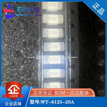 FUSE-SMD_L6.1-W2.6  20.0A 一次性保险丝 WT-6125-20A