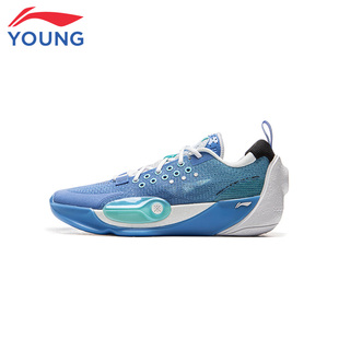 鞋 李宁儿童篮球鞋 男大童缓震回弹全城13运动鞋 新款 YKBV048 25秋季