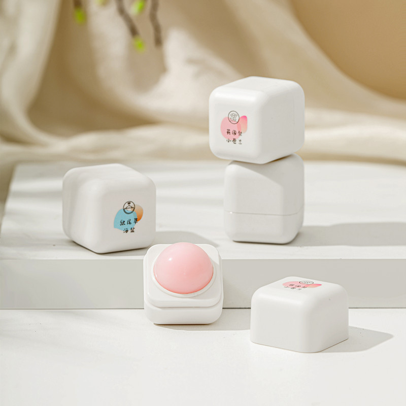 桃作固体香水香膏男女士淡香香氛学生随身体便携式果香