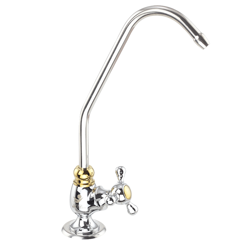 2分鹅颈龙头净水器RO纯水机直饮水龙头厨房家用三叉开关二分配件