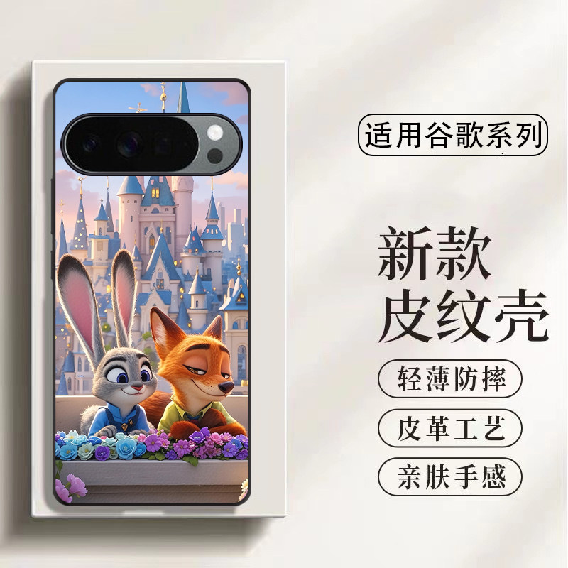 适用于谷歌10pro手机壳谷歌Pixel10ProXL定制卡通8pro轻奢谷歌9proxl尼克朱迪谷歌系列壳