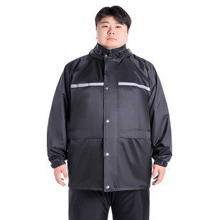 雨衣雨裤特大号加肥加大套装大码骑行男女分体长款全身防暴雨雨披