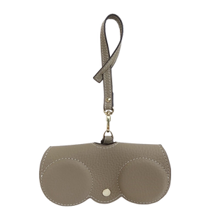 真皮墨镜包女便携GM眼镜盒太阳眼镜保护套近视眼镜夹挂包眼镜袋