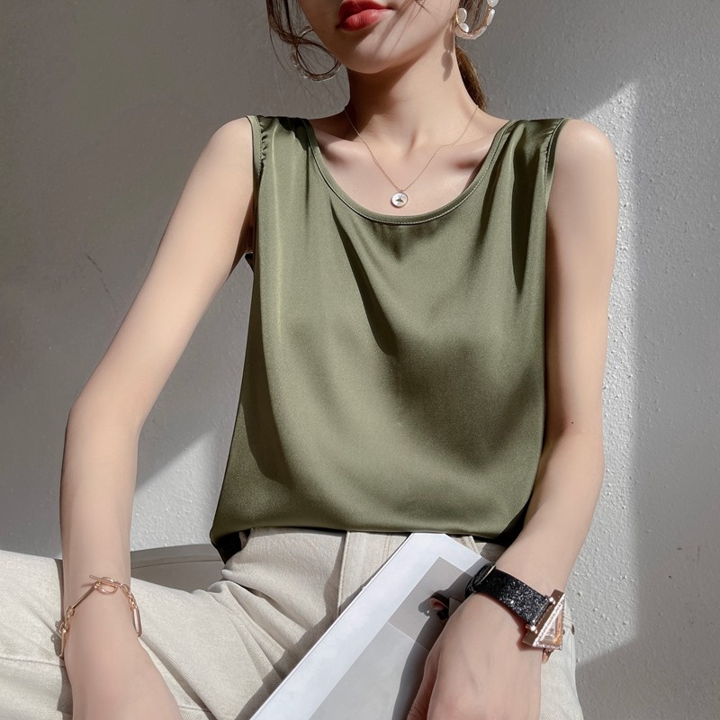 夏季吊带女外穿宽松配西装内搭打背心吊带