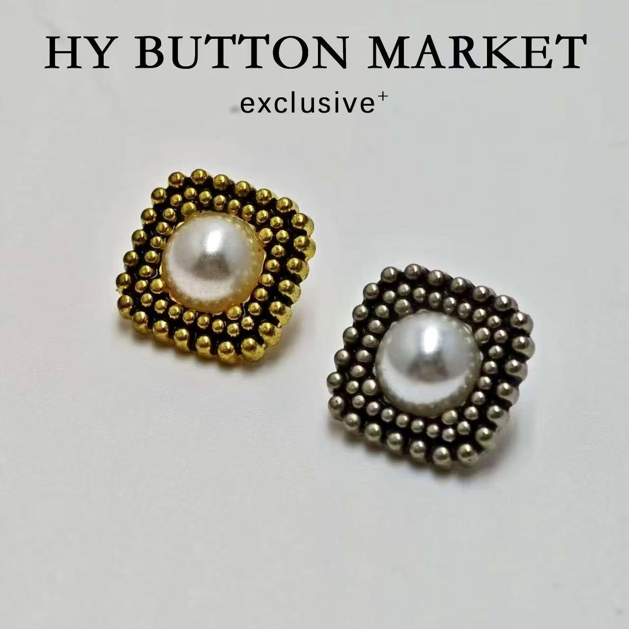 HY法式小香名媛风时尚百搭金属纽扣女大衣毛呢衬衫连衣裙装饰扣
