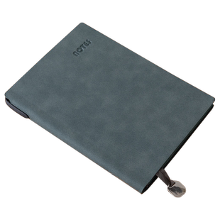 商务办公笔记本A5横线记事本软皮面简约工作会议笔记本子加厚大学生日记本文艺精致企业定制封面可印LOGO订做