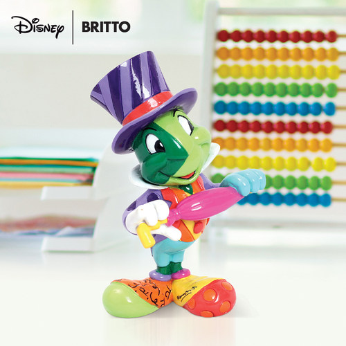 【Britto系列】enesco 木偶奇遇记周边蟋蟀吉明尼手办正版IP摆件