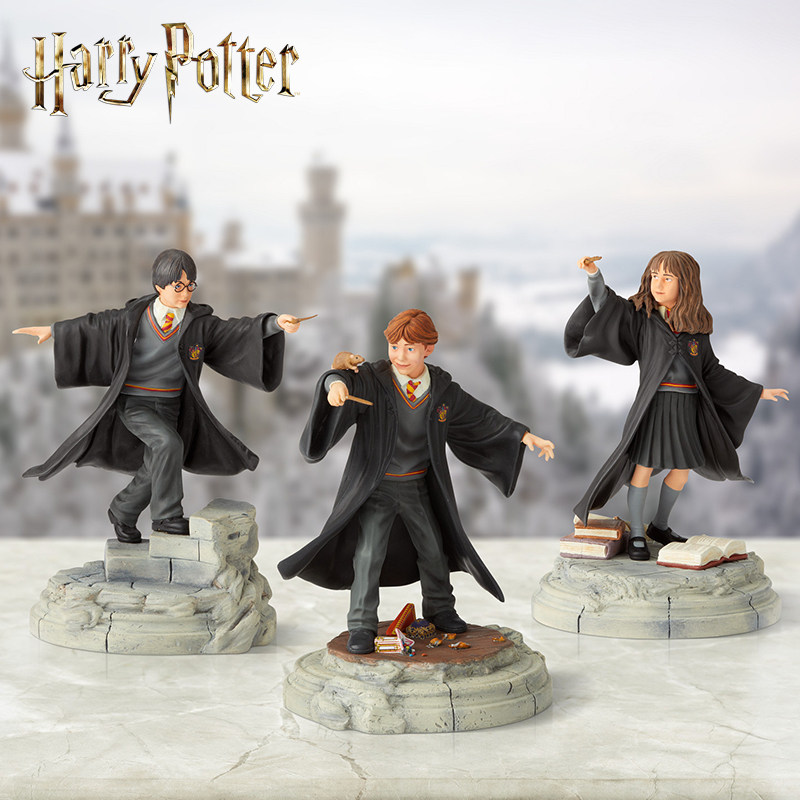 enesco哈利波特周边手办赫敏马尔福罗恩桌面摆件生日礼物送男生