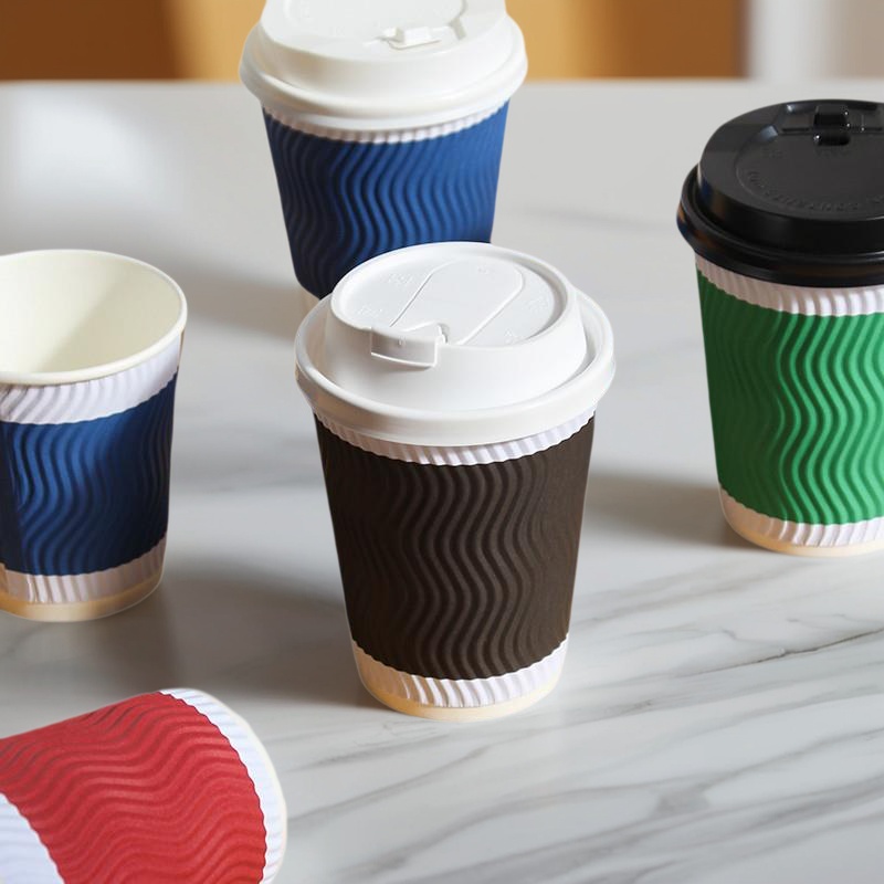 咖啡杯一次性热饮加厚瓦楞