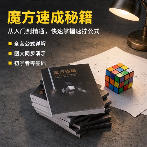 魔方秘籍198页彩印sq1手册速拧