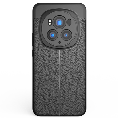 荣耀magic6pro皮纹轻奢风手机壳