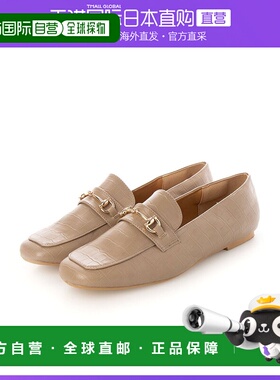 【日本直邮】Menue menue Square 到 Bit 乐福鞋 (1037 Greige Cr