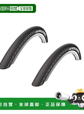 【日本直邮】世文Kojak 26 x 2.00 可折叠自行车外胎两套装 黑