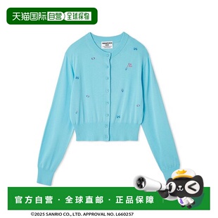 日本直邮FRESH 透肤感设计 PUNCH 编织刺绣开衫 RWNT 女装 1h可退