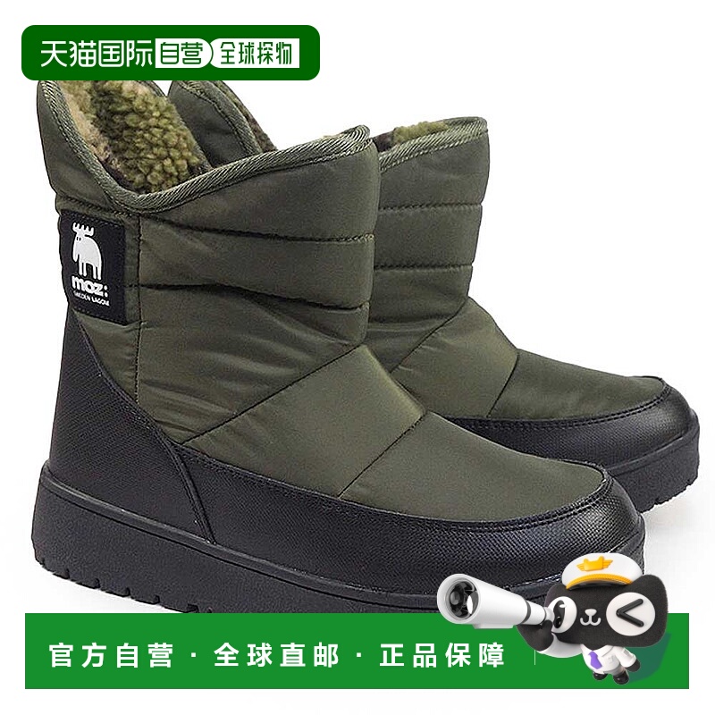 日本直邮Moz 女士雪地靴 MZ7500 防水短款冬季靴采用防水防滑涂层