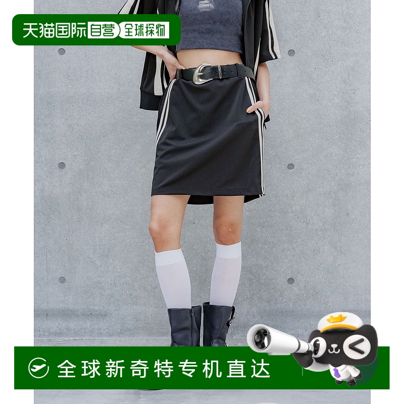 1h可退 日本直邮PAGEBOY女士运动风侧边撞色线条短裙 523864
