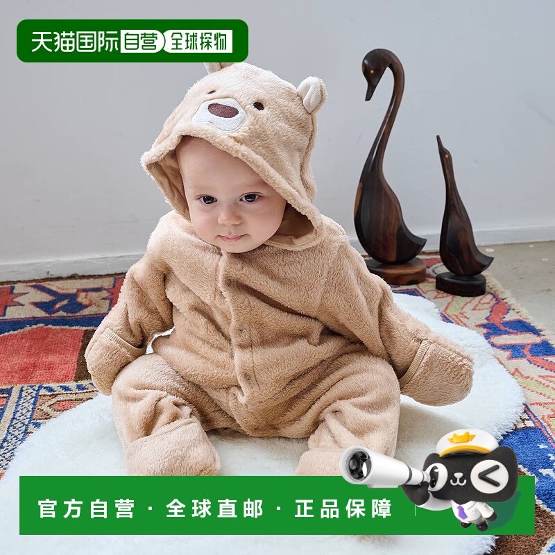 1h可退 日本直邮kladskap 儿童秋冬卡通毛绒连体衣 5053505