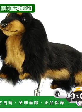 【日本直邮】Hansa 迷你腊肠犬长毛绒头套 适用于 PT 和 Putter