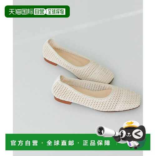 日本直邮RODE SKO 女士 日制方格网眼平底芭蕾鞋 XX262302210201