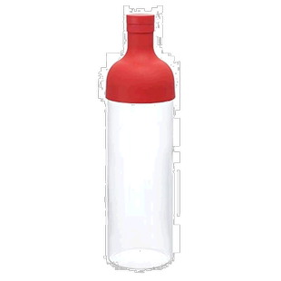 【日本直邮】HARIO 带滤网玻璃杯热水/洗碗机适用750ml大红