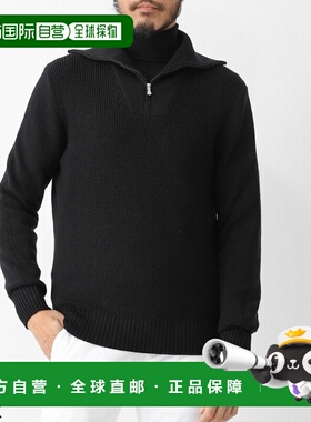 日本直邮Gran Sasso 男士半拉链针织衫23113 14823 099 LUPO M/L